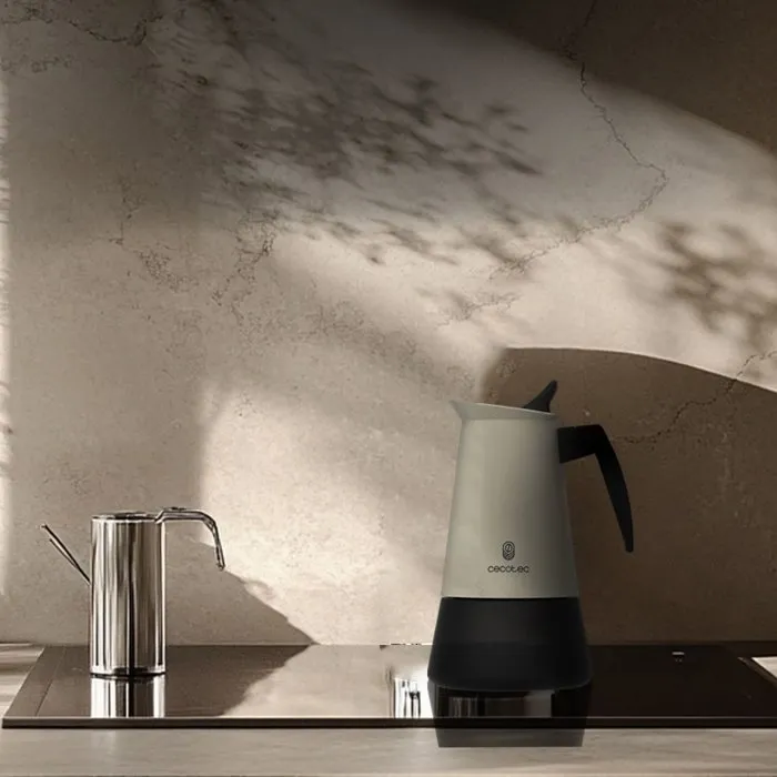 Cecotec Piccolina 600 Beige - Cafetière italienne 300 ml compatible induction Cecotec Piccolina 600 Beige - Cafetière italienne 300 ml compatible induction