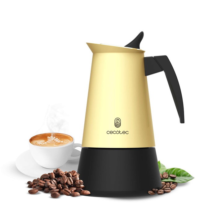 Cecotec Piccolina 600 Beige - Cafetière italienne 300 ml compatible induction Cecotec Piccolina 600 Beige - Cafetière italienne 300 ml compatible induction