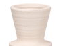 GIFTDECOR Jarrón Sahara Moderno Blanco Mediano