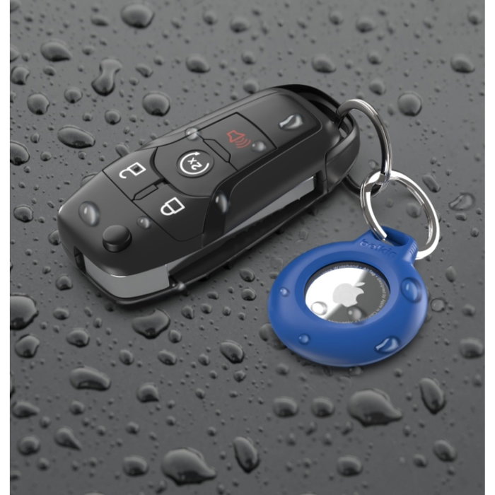 Belkin Secure Holder Waterproof Key Ring Bleu MSC013btBL pour Apple AirTag