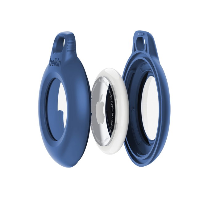 Belkin Secure Holder Waterproof Key Ring Bleu MSC013btBL pour Apple AirTag