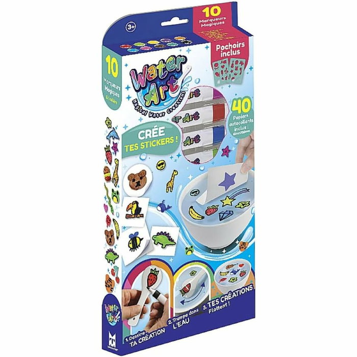 Silverlit Kit Water Art avec autocollants - 53 pièces Silverlit Kit Water Art avec autocollants - 53 pièces
