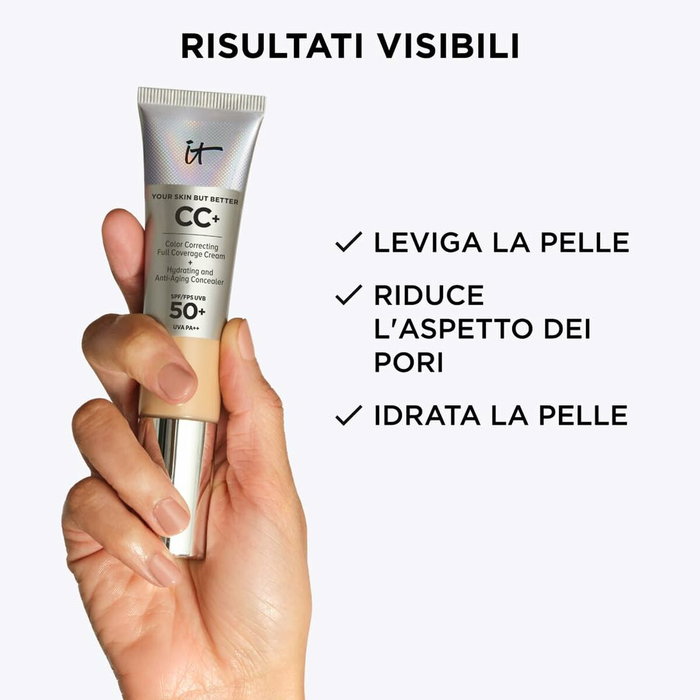 CC Cream It Cosmetics Your Skin But Better Beige Light Medium Spf 50 CC Cream It Cosmetics Your Skin But Better Beige Light Medium Spf 50