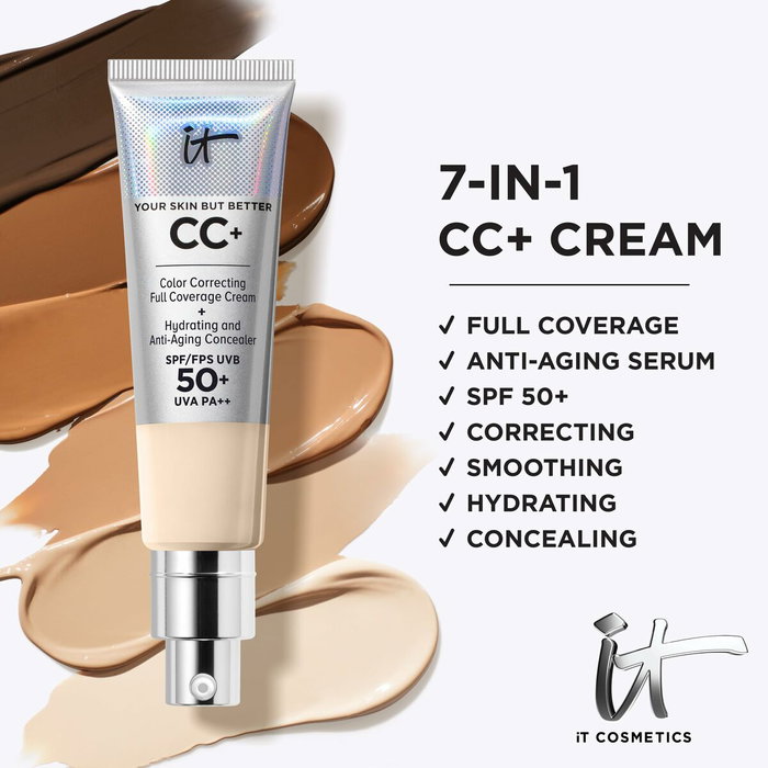CC Cream It Cosmetics Your Skin But Better Beige Light Medium Spf 50 CC Cream It Cosmetics Your Skin But Better Beige Light Medium Spf 50