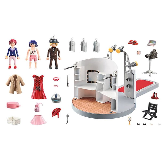 Playmobil Miraculous : Défilé de Mode à Paris avec Marinette, Adrien et Accessoires Playmobil Miraculous : Défilé de Mode à Paris avec Marinette, Adrien et Accessoires