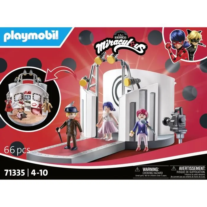 Playmobil 71335 Miraculous - Défilé de mode à Paris - Jeu de figurine avec tenues et accessoires - Dès 4 ans
