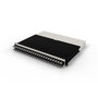 PATCHBOX patchbox.one - Gestionnaire de câbles réseau 8RU blindé (STP) Noir - Solution tout-en-un pour baie avec câbles rétractables Cat.6a, gain d'espace et installation accélérée