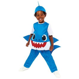 Liragram Déguisement Infantil Baby Shark Papa Bleu Talla 3-4 Años