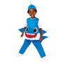 Liragram Déguisement Infantil Baby Shark Papa Bleu Talla 3-4 Años