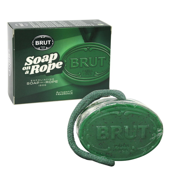 Brut Savon Exfoliant Sur Cordon pour Hommes 150 g - Pain de Savon pour le Corps Brut Savon Exfoliant Sur Cordon pour Hommes 150 g - Pain de Savon pour le Corps
