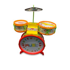 Tachan - Ma première batterie Ml7701, batterie jouet pour enfant dès 24 mois avec tambour, grosse caisse et cymbales, pour développer la motricité et l'éveil musical