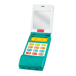 Fisher-Price Téléphone Mobile Multilingue Rire et Apprendre JMV86 - Jouet Musical Éducatif pour Bébé avec 50+ Chansons, Sons et Phrases - 4 Langues