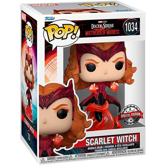 FUNKO Figura POP Marvel Doctor Strange Multiverse of Madness Scarlet Witch Exclusive