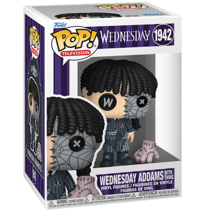 Funko Wednesday Pop! Wednesday Addams with Thing