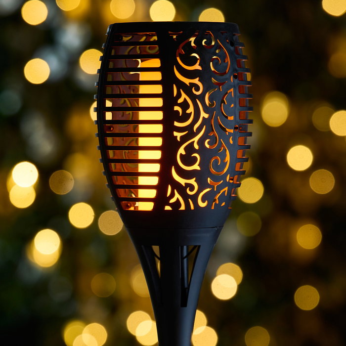 Outfit Torche Solaire Jardin Effet Feu 36 LED Outfit Torche Solaire Jardin Effet Feu 36 LED