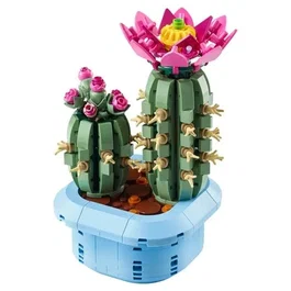Lego Botanicals 11509 Set de Construction Cactus Fleuri - Plante Artificielle Décoration Chambre - À Partir de 9 Ans