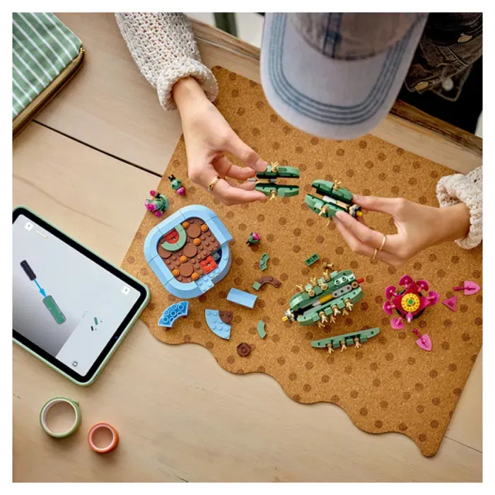 Lego Botanicals 11509 Set de Construction Cactus Fleuri - Plante Artificielle Décoration Chambre - À Partir de 9 Ans