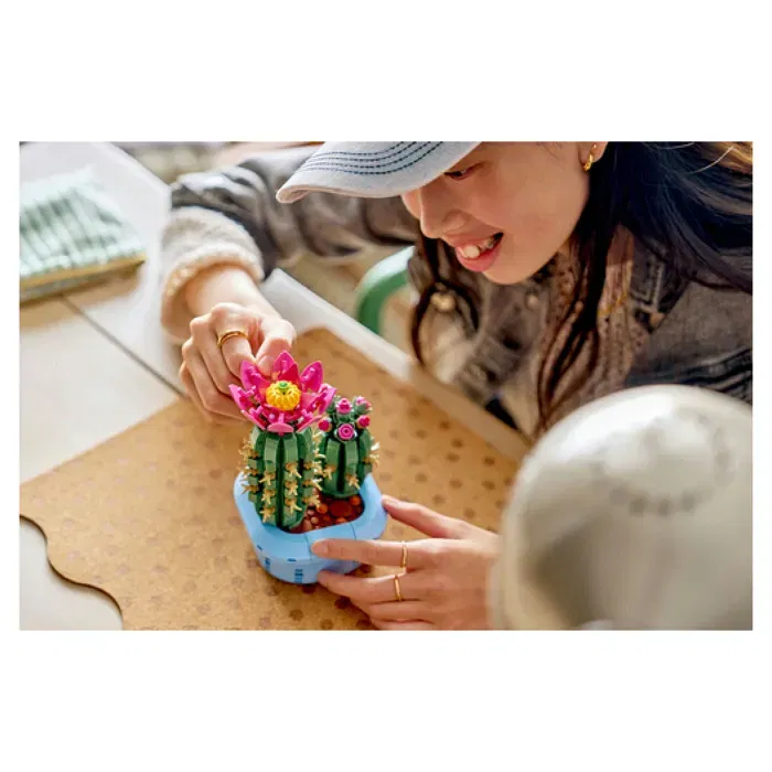 Lego Botanicals 11509 Set de Construction Cactus Fleuri - Plante Artificielle Décoration Chambre - À Partir de 9 Ans