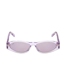 Tod'S Lunettes de soleil femme TO0362-H 78Y forme ovale monture lilas brillant verres violet, 57mm