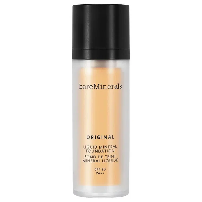 BareMinerals Original Liquid Mineral Fond de teint liquide, Lumineux, Moyen doré BareMinerals Original Liquid Mineral Fond de teint liquide, Lumineux, Moyen doré