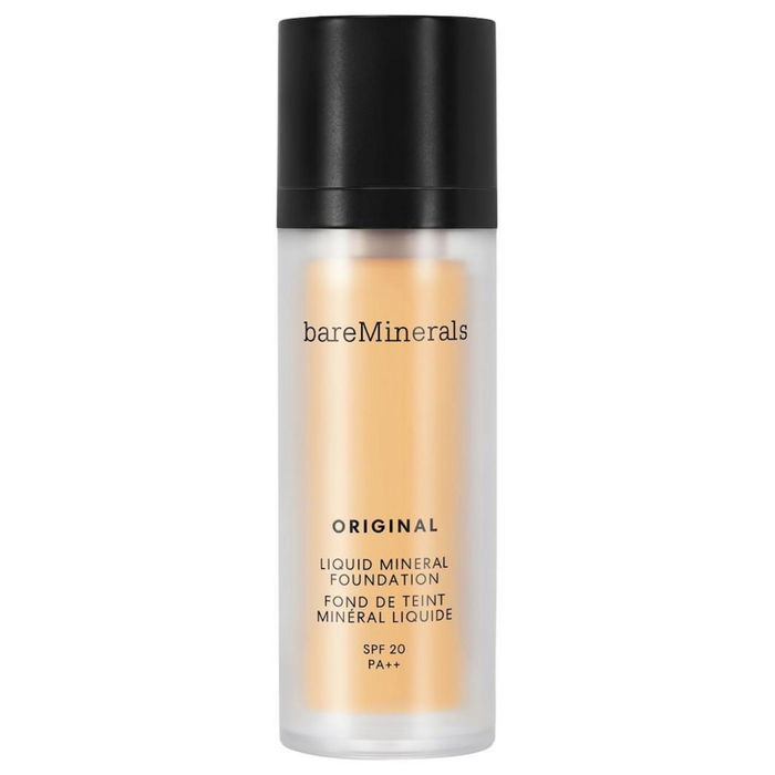 BareMinerals Fond de teint liquide Original Liquid Mineral, teinte 14 Moyen doré, finition Lumineux, SPF 20, 30 ml BareMinerals Fond de teint liquide Original Liquid Mineral, teinte 14 Moyen doré, finition Lumineux, SPF 20, 30 ml