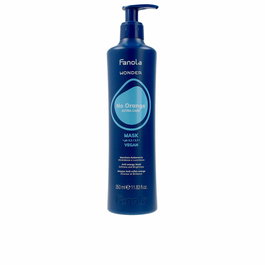 Fanola Wonder Masque No Orange Neutralisant les Reflets Cuivrés 350 mL – Démêlant, Nourrissant et Hydratant pour Cheveux Bruns Clair ou Naturels – Formule Végane