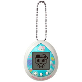 BANDAI Tamagotchi 50th Anniversary Hello Kitty - Version Bleue - Jouet Électronique Multilingue avec Piles Incluses (2xLR44)