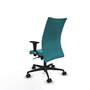 Piqueras Y Crespo Chaise Albacete Confidente Turquoise avec Mécanisme Synchrone