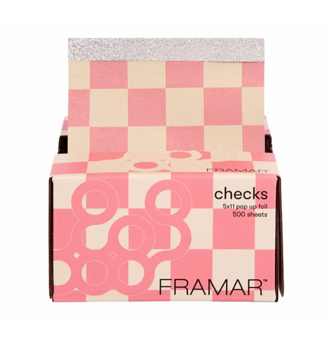 Framar 5X11 Pop-ups Beige/Pink Checkered 500 feuilles Framar 5X11 Pop-ups Beige/Pink Checkered 500 feuilles