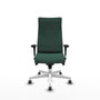 Piqueras Y Crespo Fauteuil Albacete, mécanisme synchrone, Vert bouteille