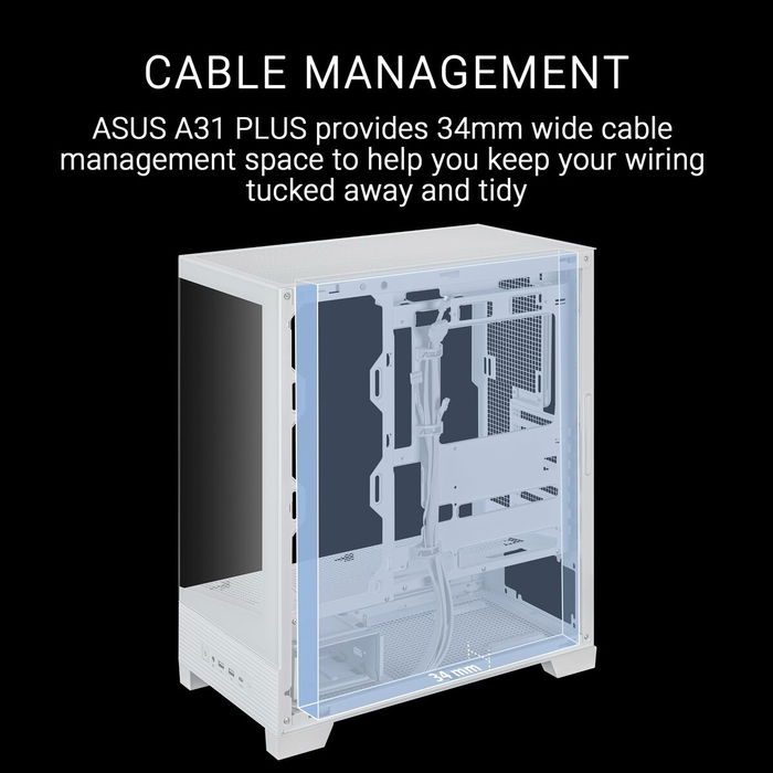 Boîtier ATX semi-tour Asus 90DC00R3-B19000 Blanc Boîtier ATX semi-tour Asus 90DC00R3-B19000 Blanc