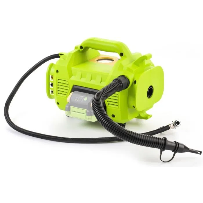 Compresseur d'air portable sans fil Fieldmann 20V - 10.3 bars - 235 L/min - Pour pneus, ballons et outils pneumatiques