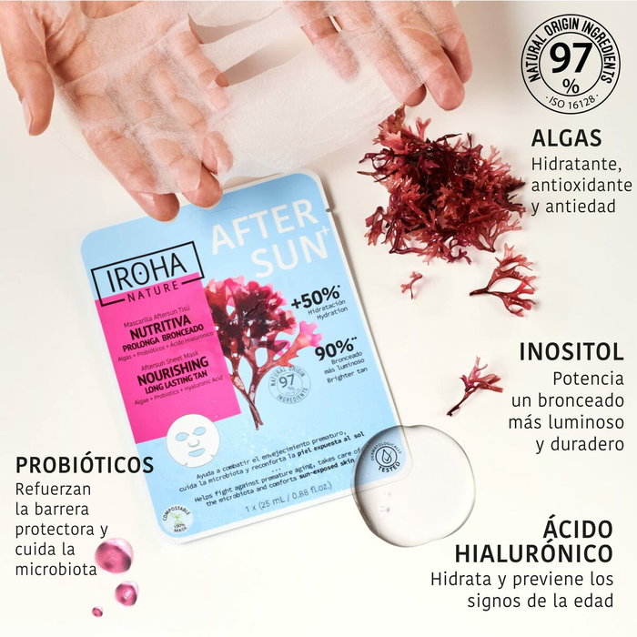 Iroha Masque Aftersun Nutritious aux Algues