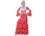 atosa Déguisement Flamenca Rouge à Franges pour Adulte