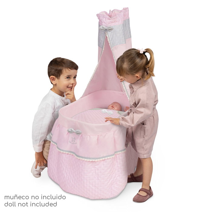 Decuevas Berceau Sophie avec ciel de lit Rose Decuevas Berceau Sophie avec ciel de lit Rose