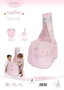 Decuevas Moisés - Lit de poupée en métal et polyester pour poupées jusqu'à 60 cm, produit en espagnol