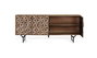 GINER Y COLOMER Buffet artisanal à 4 portes en bois de manguier