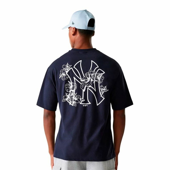 T-shirt à manches courtes homme New Era New Era Mlb Floral Grphc Os Neyyan Blue marine
