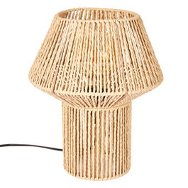 Home Deco Factory Lámpara de mesa avec écran style corde