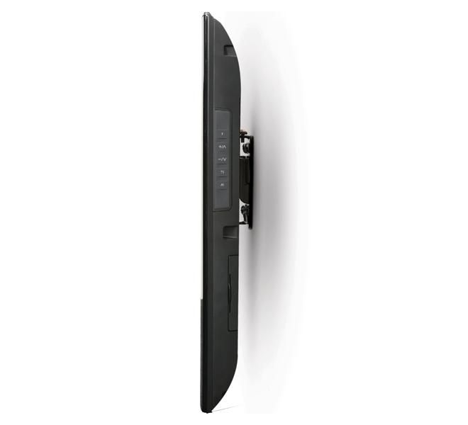 B-Tech Support mural extra-plat pour écran plat jusqu'à 42", charge max 40 kg, compatible VESA 75x75 à 200x200 mm, noir