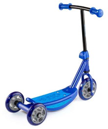 Molto Patinette 3 Roues Bleu Mon Premier Scooter pour Enfants - 48,36 x 90 cm - Supports 20 kg - À partir de 2 Ans
