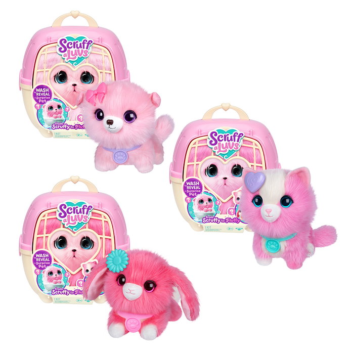 Scruff A Luvs Animaux en peluche - Boule de poils Rose - Modèle aléatoire Scruff A Luvs Animaux en peluche - Boule de poils Rose - Modèle aléatoire
