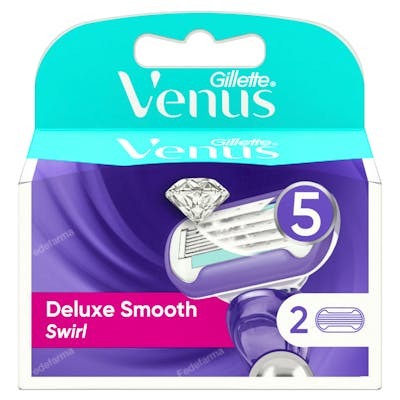 Gillette Venus Maquinilla Swirl 2U - Rechange pour Rasoir Électrique - Swirl 2U Gillette Venus Maquinilla Swirl 2U - Rechange pour Rasoir Électrique - Swirl 2U