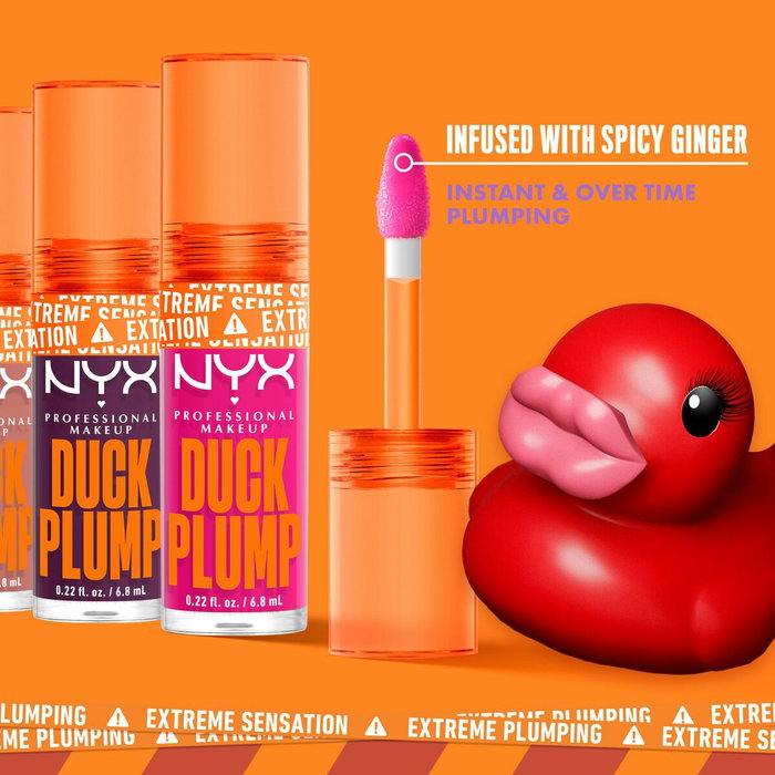 NYX Professional Make Up DUCK PLUMP Brillant à lèvres nude swings NYX Professional Make Up DUCK PLUMP Brillant à lèvres nude swings