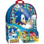 Lisciani Giochi Sonic Sac à Dos Jeux de Cartes - Jeux de voyage avec sac à dos inclus
