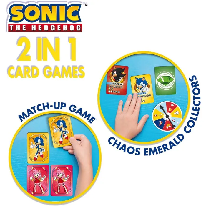 Lisciani Giochi Sonic Sac à Dos Jeux de Cartes - Jeux de voyage avec sac à dos inclus Lisciani Giochi Sonic Sac à Dos Jeux de Cartes - Jeux de voyage avec sac à dos inclus