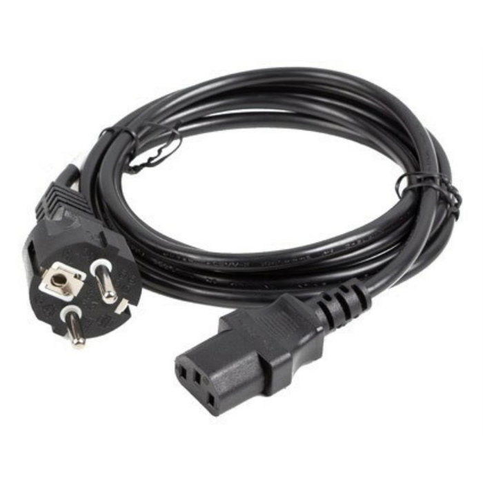 Lanberg Câble d'alimentation Schuko CEE 7/7 C13, Noir, 1,8 m Lanberg Câble d'alimentation Schuko CEE 7/7 C13, Noir, 1,8 m