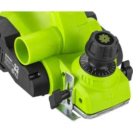 Fieldmann FDH 200801-E Raboteuse électrique 800W, 17000 tr/min, coupe 82mm, profondeur rabotage 0-2mm & feuillure 0-6mm, base aluminium, 2.8kg