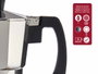 Kinvara Cafetière Aluminium 9 Tasses avec Anse 19 x 21,5 x 10,5 cm Argent (Set de 12)