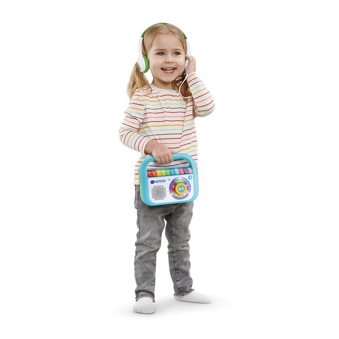 V-Tech Enregistreur Musical Interactif avec Micro, Bluetooth et 40 Chansons éducatives - Jouet d'éveil pour Enfants dès 18 mois (Réf. 80-615522) V-Tech Enregistreur Musical Interactif avec Micro, Bluetooth et 40 Chansons éducatives - Jouet d'éveil pour Enfants dès 18 mois (Réf. 80-615522)